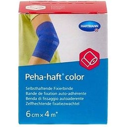 Peha-Haft bandage bleu 6cmx4m 1ud