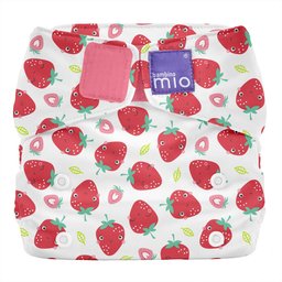 Miosolo classic All-in-One Couche-culotte en tissu Fraise rafraîchissante