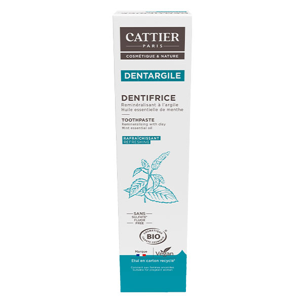 Dentargile Dentifrice Menthe Bio 75ml