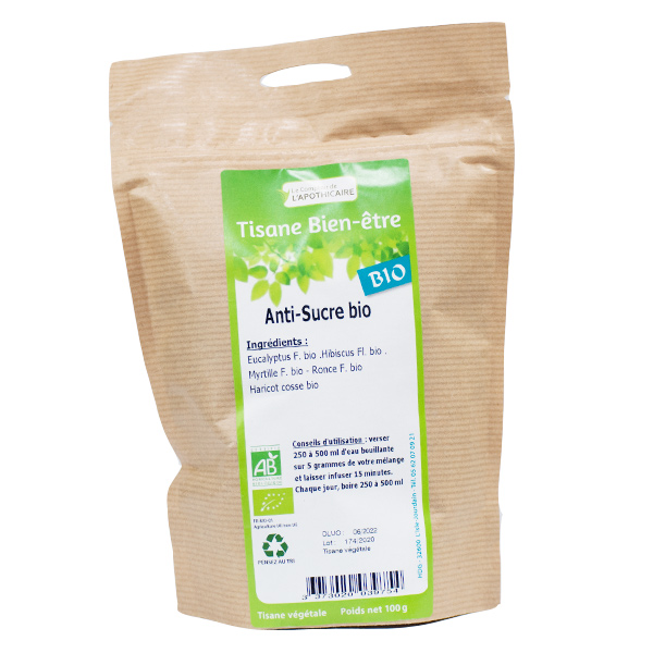 Comptoir de l'Apothicaire Tisane Anti Sucre Bio 100g