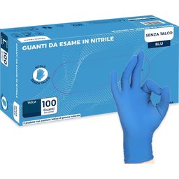Sterilfarma Gants Nitrile Bleu Sans Talc L 100uts