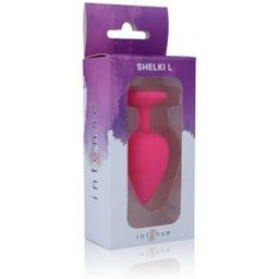 Intense Shelki L Anal Plug Fuchsia 1pc