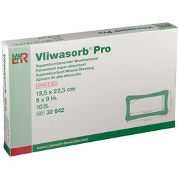 Vliwasorb Pro Pansement super-absorbant 12,5 x 22,5 cm