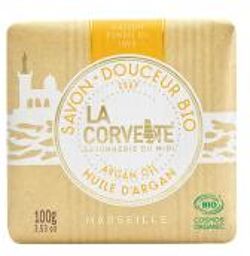 Savon Bio Doux à l'Huile d'Argan 100 g - Pain 100 g