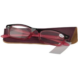 PharmaGLASSES® Lunettes de lecture Rouge +2.00