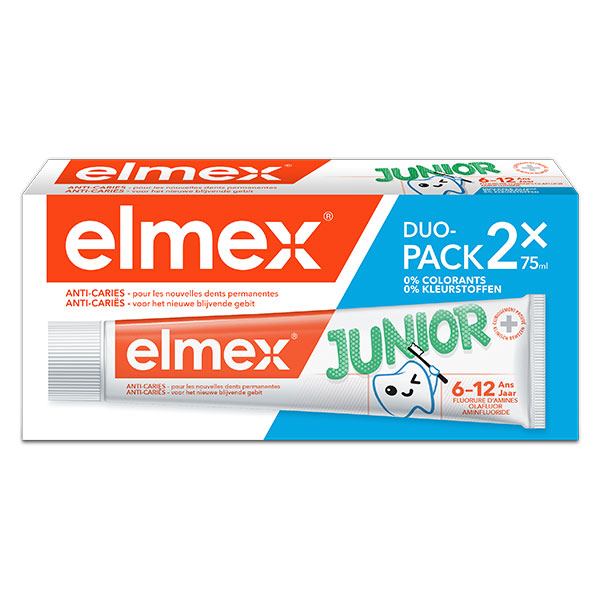 Junior Dentifrice 6-12 Lot de 2 x 75ml
