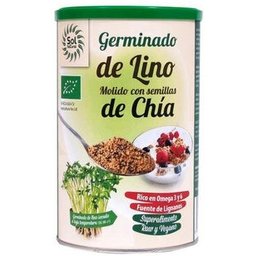 Sol Pousses de lin germées naturelles moulues avec du chia 300g