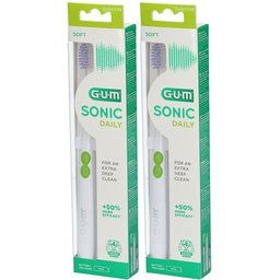 Gum® Sonic Daily White 4100 Brosse à dents électrique à pile