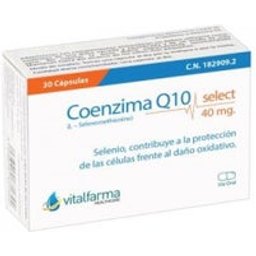 Coenzyme Q10 Select 40 Mg 30 Capsules 30 Capsules