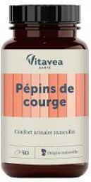 Pépins de Courge Confort Urinaire Masculin 50 Unités - Pot 50 capsules de 0,76 g
