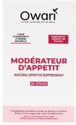 Modérateur d'Appétit 20 Unités - Boîte 20 sticks de 3 g