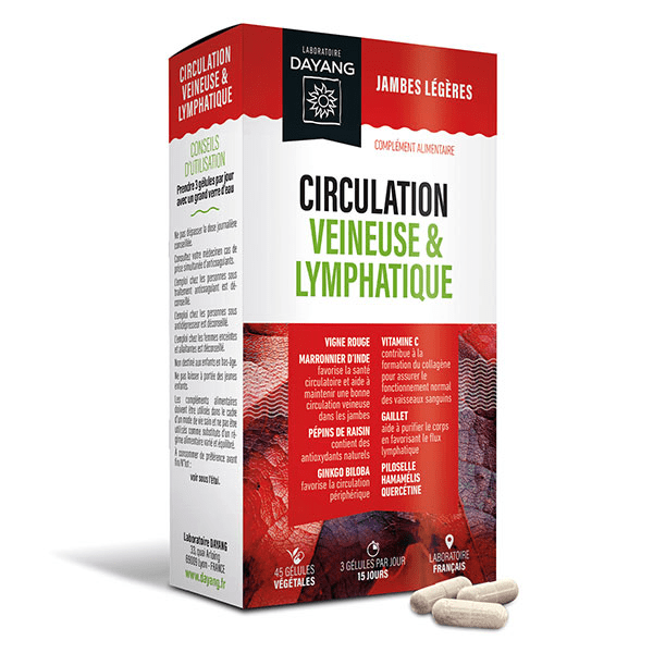 Circulation Veineuse et Lymphatique 45 gélules