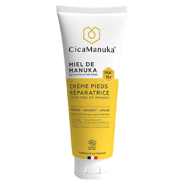 Miel de Manuka Crème Pieds Réparatrice IAA15+ Bio 75ml