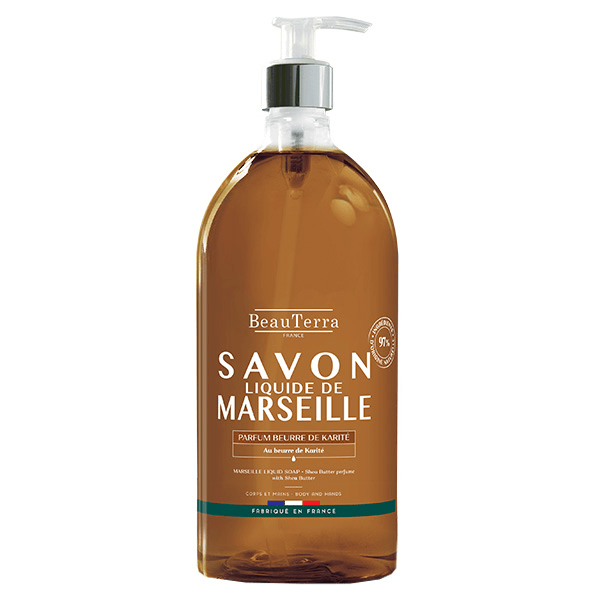 Savon Liquide de Marseille Beurre de Karité 1L