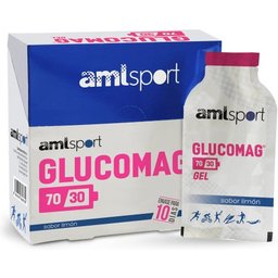 AMLSport Glucomag 70/30 Gel Sabor Limón 10sobresx30ml
