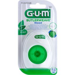 Gum® Butlerweave Fil dentaire ciré et mentholé