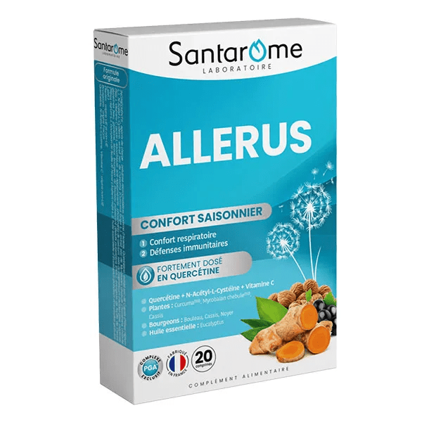 Santarome Allérus Confort respiratoire Allergies 20 comprimés