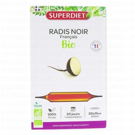 Radis noir bio 20 ampoules