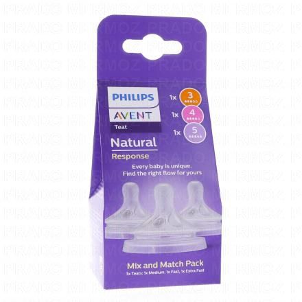 Natural Tétines Mix & Match x3 Unités