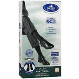 Media Hombre Algodón 140den Medio Azul 1 Par