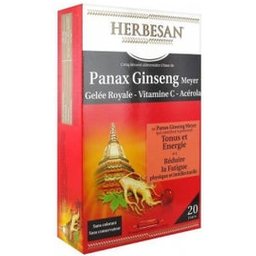 Ginseng Gelée Royale 20 ampoules de 15ml