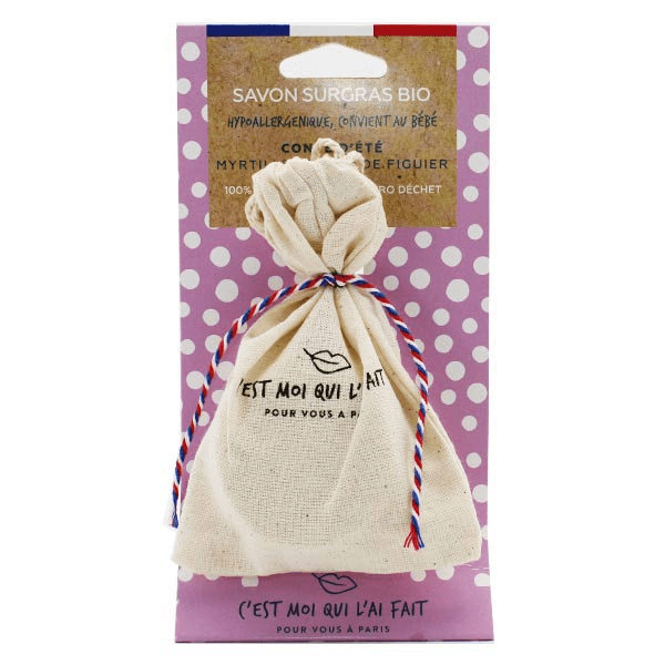 C'est Moi Qui l'ai Fait Savon Surgras Myrtille et Bois de Figuier 60g