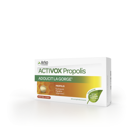 Activox propolis - Adoucit la gorge 20 comprimés à sucer