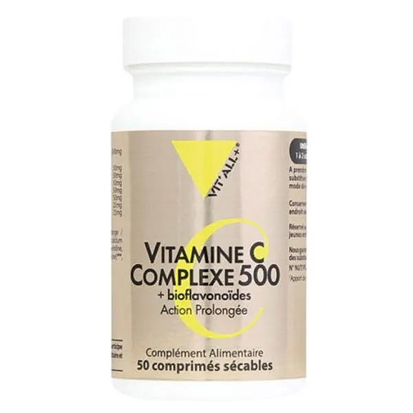 Vitamine C Complexe 500 50 comprimés sécables