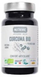 Curcuma Bio et Poivre Noir Bio 60 Gélules - Boîte 60 gélules