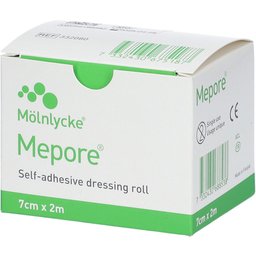 Mepore® Pansement non stérile auto-adhésif 7 cm x 2 m Roll