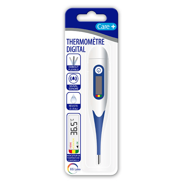 + Thermomètre digital pour nourrisson enfant adulte - 1 unité - EG LABO