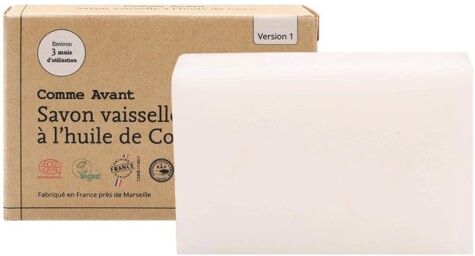 Savon Vaisselle Solide à l'Huile de Coco – Comme Avant