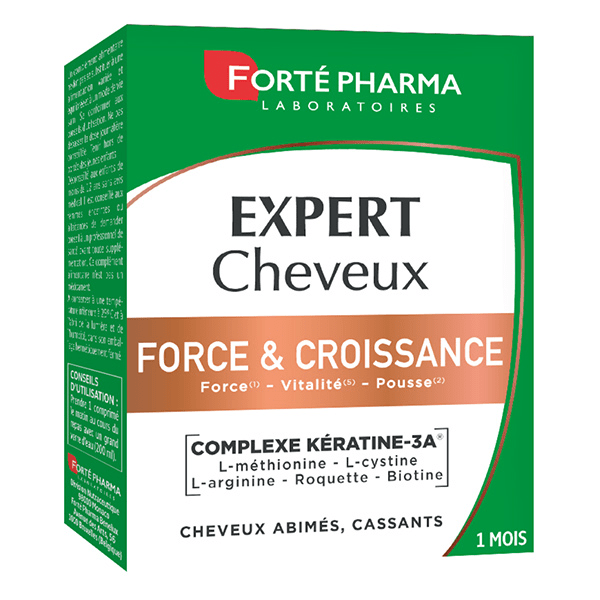 Expert Cheveux Force et Croissance Vitalité Kératine 30 comprimés