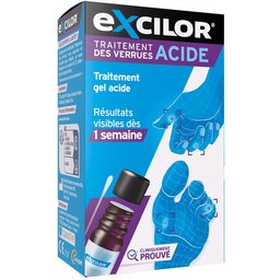 - Traitement des verrues gel acide - Mains et pieds