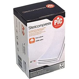 Pic Stericompress Compresses Gaze Stérile Coton Hydrophile 18 Unités