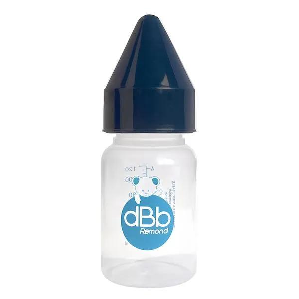 Biberon en polypropylène Tétine caoutchouc de 0 à 6 mois Coloris Marine 120 ml