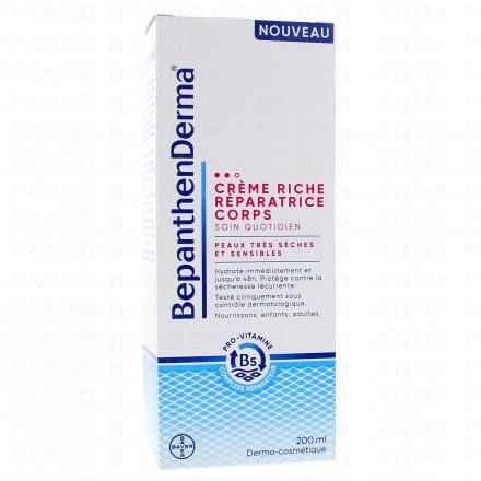 Derma - Crème riche réparatrice corps tube 200ml