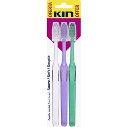 Brosse à dents souple pour adultes 3 pcs