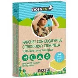 Eucalyptus et Citronnelle patchs pour moustiques 24pcs