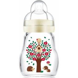 Biberon Verre Débit 1 Blanc 170ml