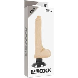 Vibrateur réaliste 2-1 Naturel 18.5cm 1pc