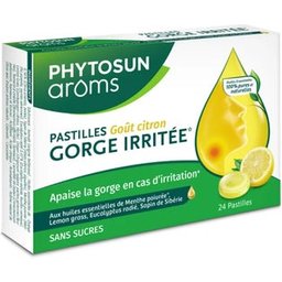 Arôms Gorge Irritée Citron 24 Pastilles