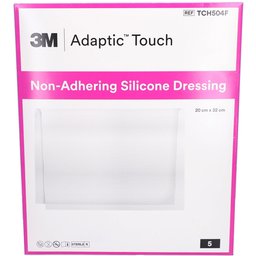 3M Adaptic™ Touch Pansement interface siliconé non adhérent stérile 20 x 32 cm