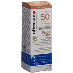 Gel solaire anti-âge visage Spf50+