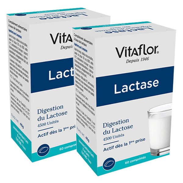 Équivie Lactase 60 comprimés Lot 2