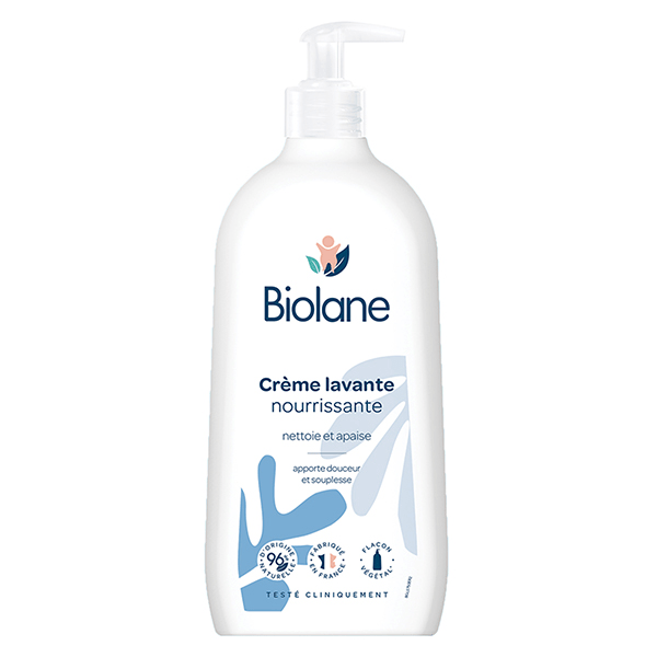 Crème Lavante Nourrissante Bébé Corps et Cheveux Flacon-pompe 750 ml