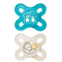 Start Pure Sucette Silicone 0-2M Bleu 2uts