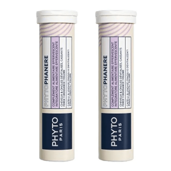 Phytophanere - Complément effervescent cheveux 15 comprimés x2 tubes