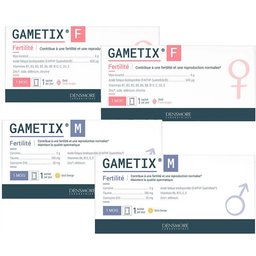 Lot de 2 Gametix M + 2 Gametix F