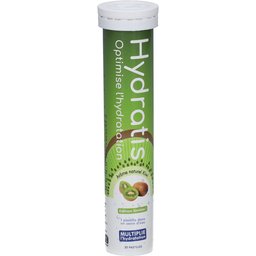 Hydratis - Pastilles Hydratation Electrolytes - Kiwi - Améliore l'Hydratation et Favorise l'Énergie - Formule Isotonique - Sport, Récupération, Bien-être - 1 tube (20 Pastilles)